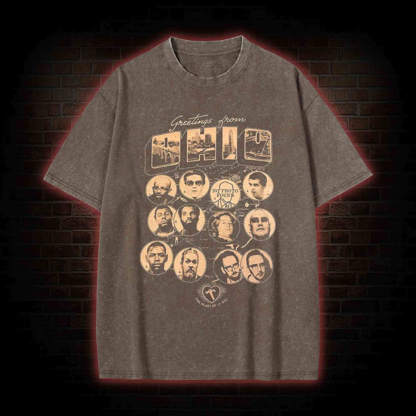 Greetings from OHIO Washed T-shirt