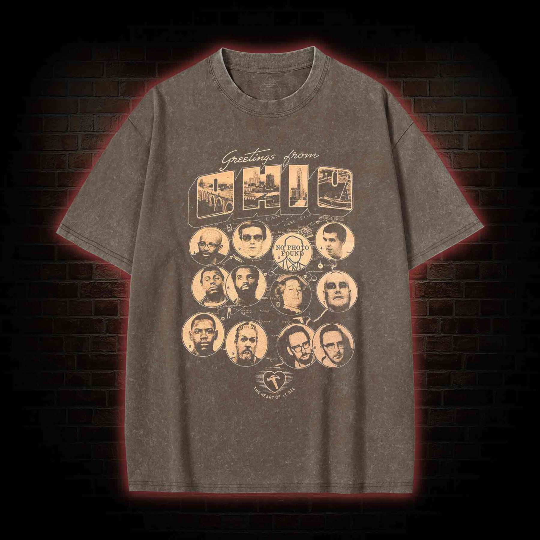 Greetings from OHIO Washed T-shirt