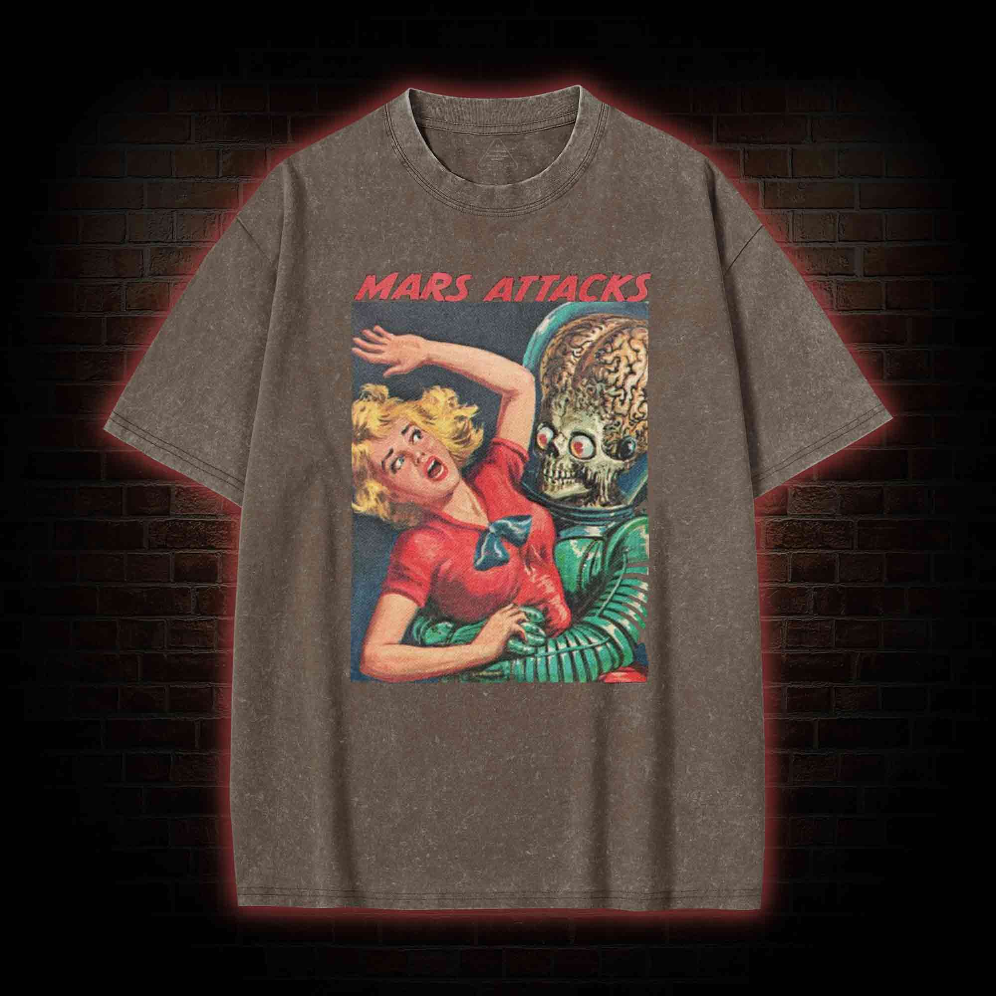 We Come in Peace Washed T-shirt