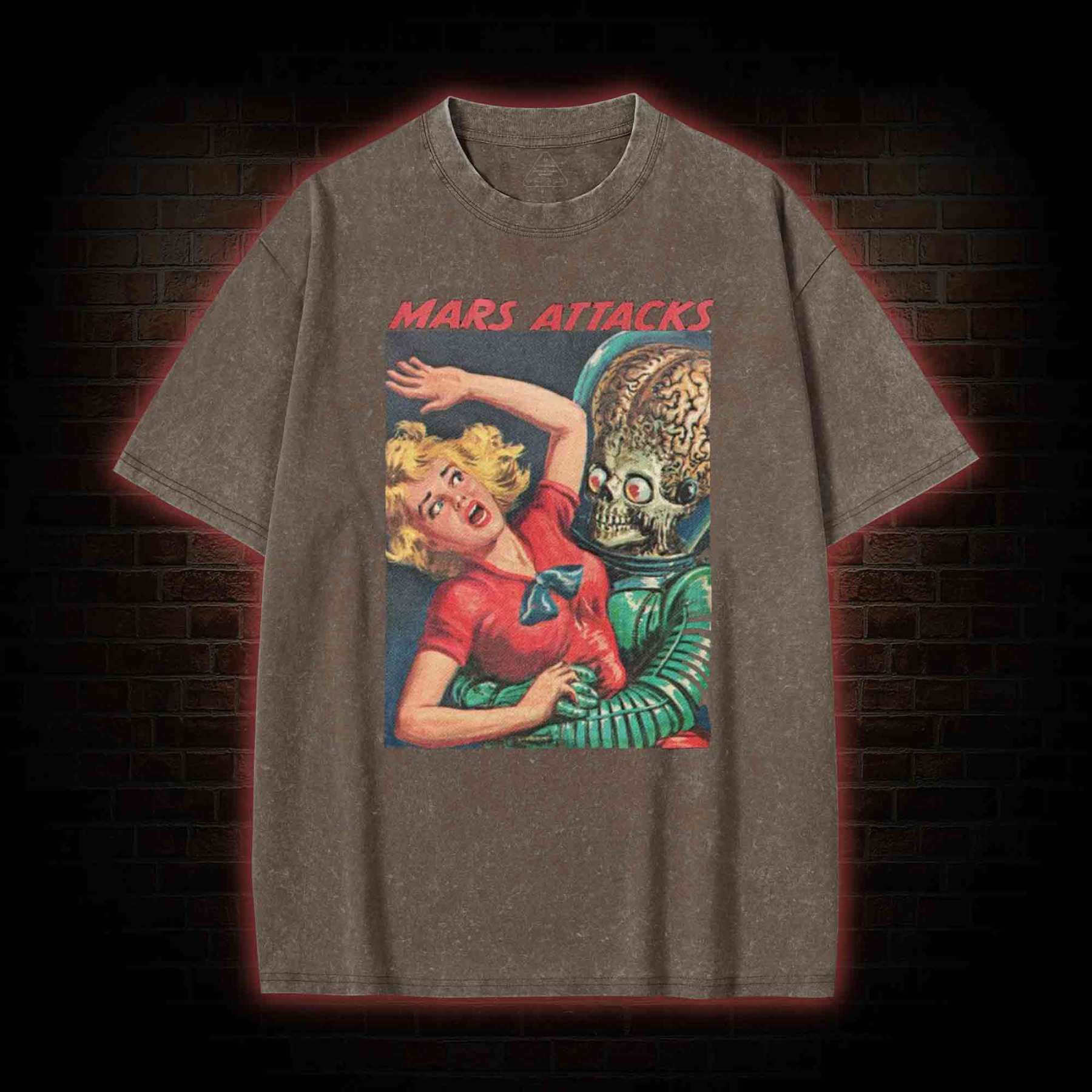 We Come in Peace Washed T-shirt