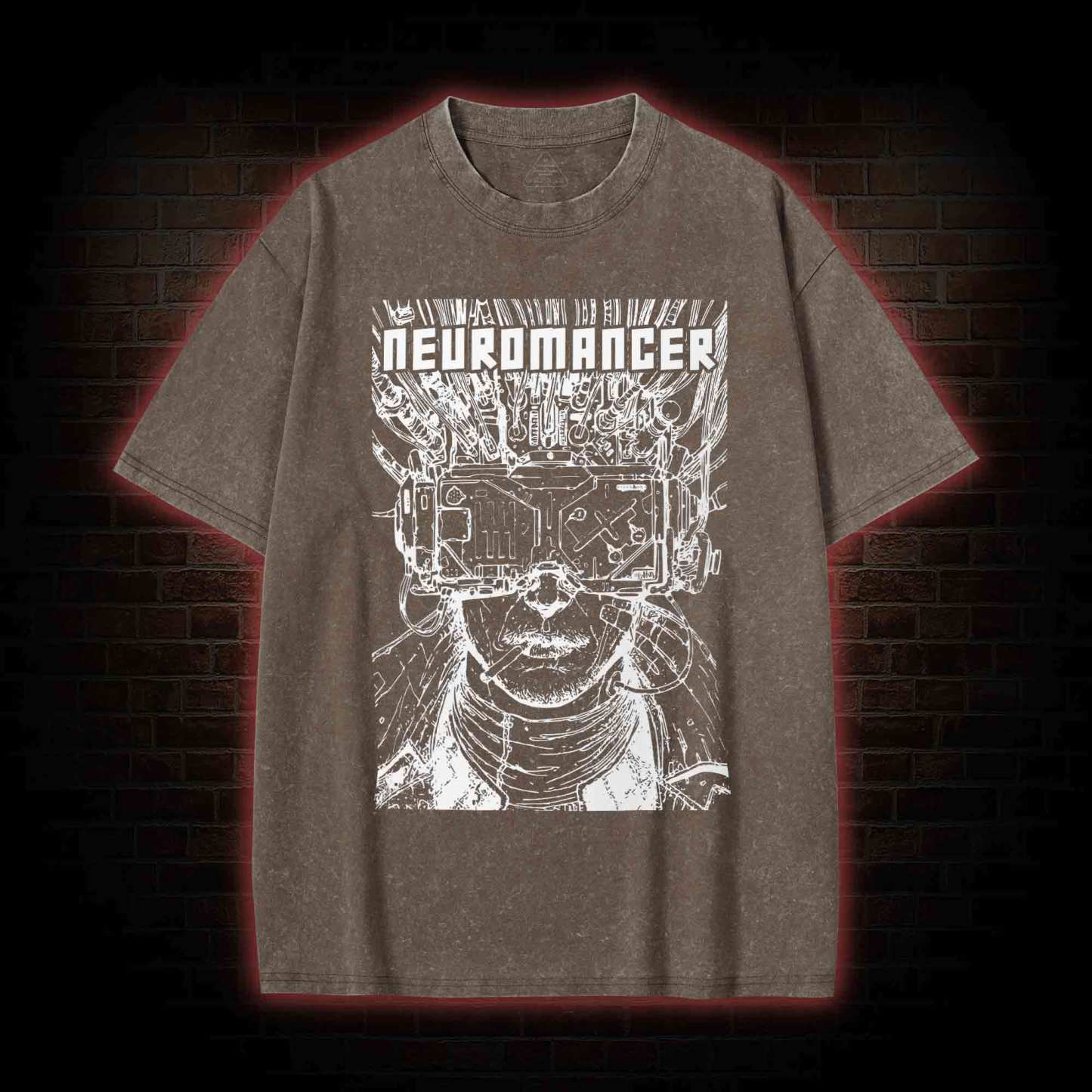 A TV Set with No Signal Washed T-shirt