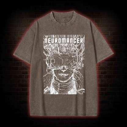 A TV Set with No Signal Washed T-shirt