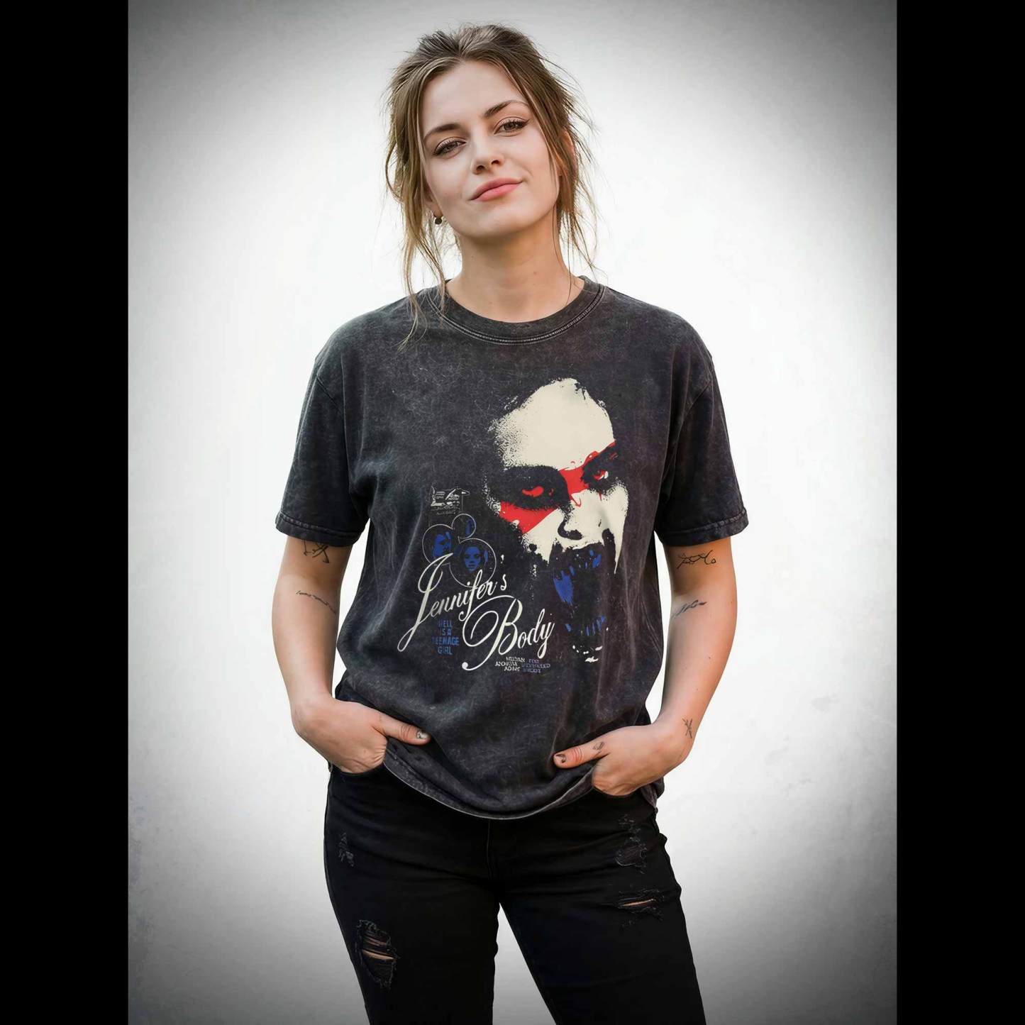 Hell is a Teenage Girl Washed T-shirt