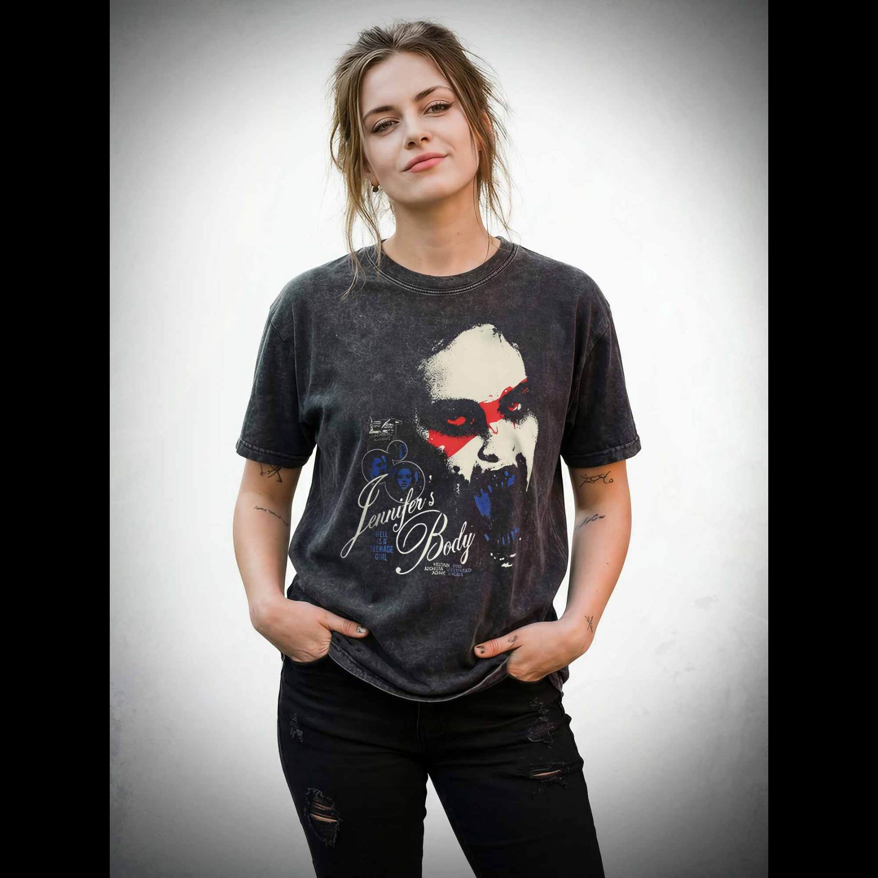 Hell is a Teenage Girl Washed T-shirt