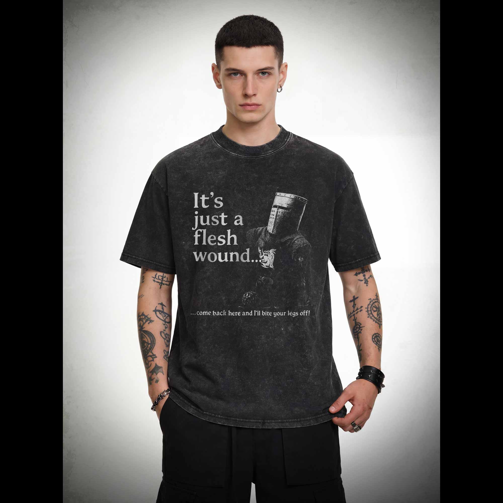 It’s Just a Flesh Wound Washed T-shirt