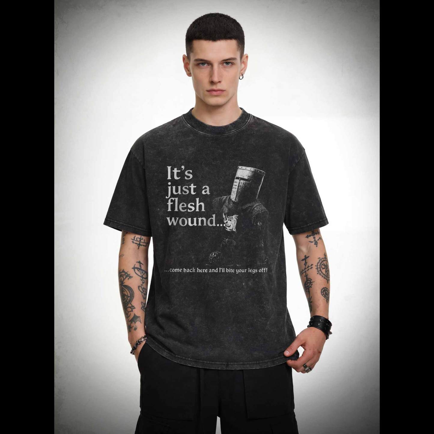 It’s Just a Flesh Wound Washed T-shirt