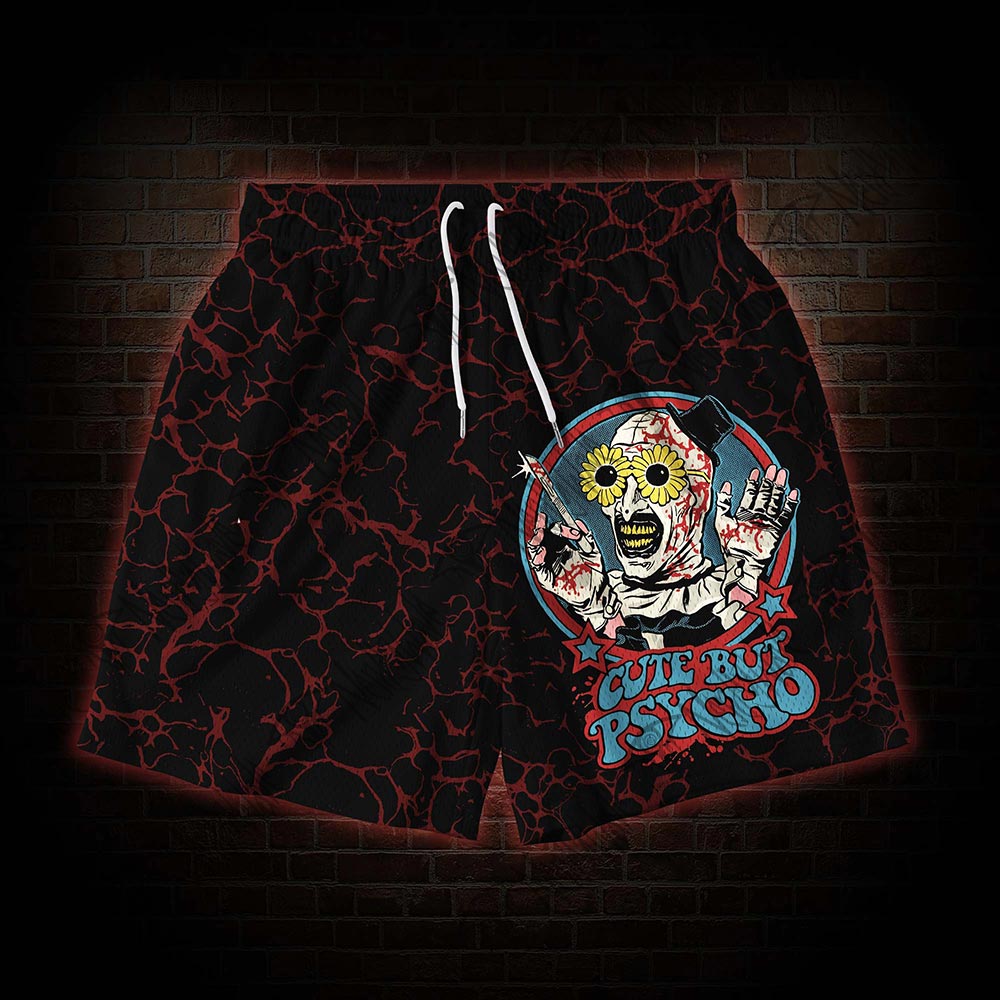 Cute But Psycho Mesh Shorts