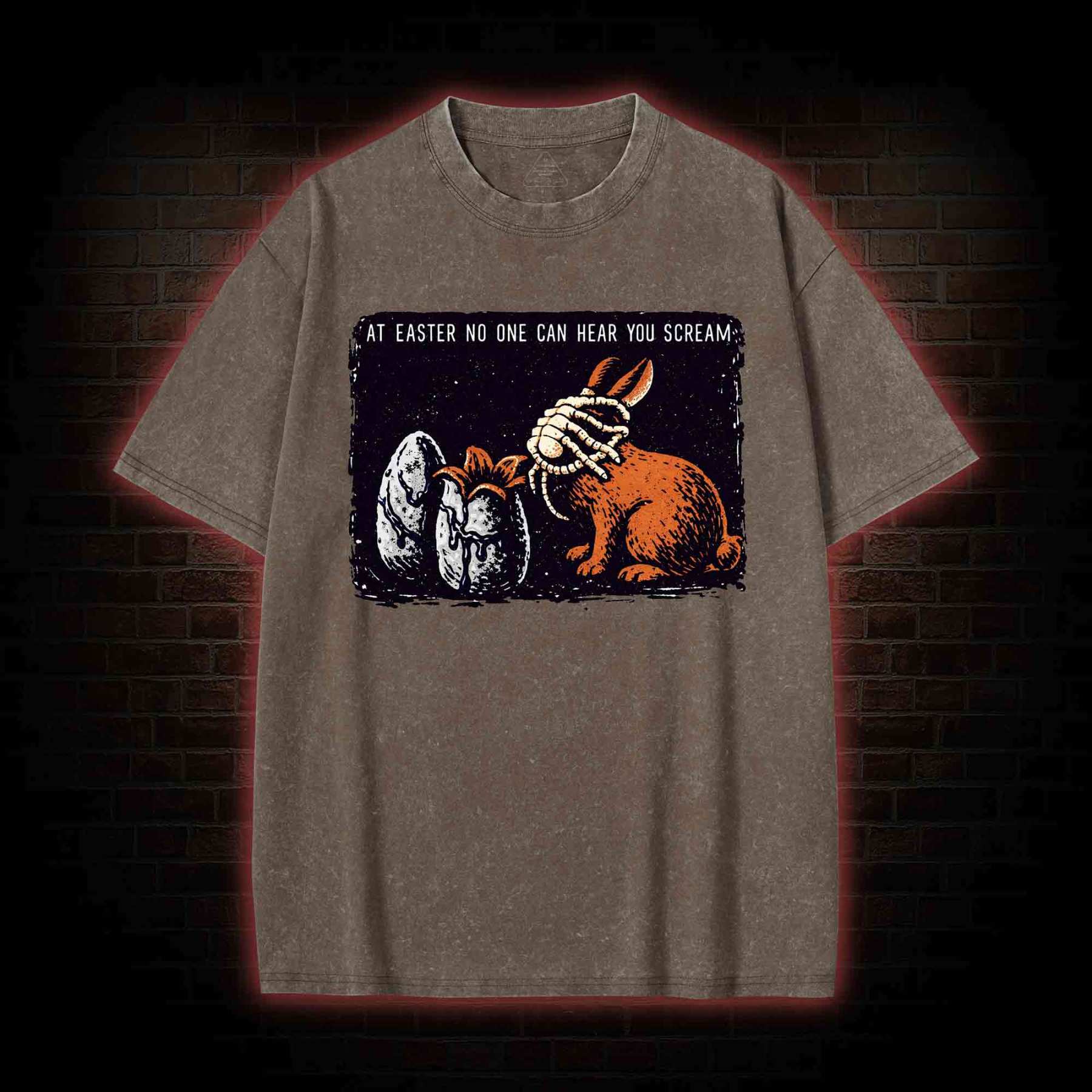 No One can Hear You Scream Washed T-shirt