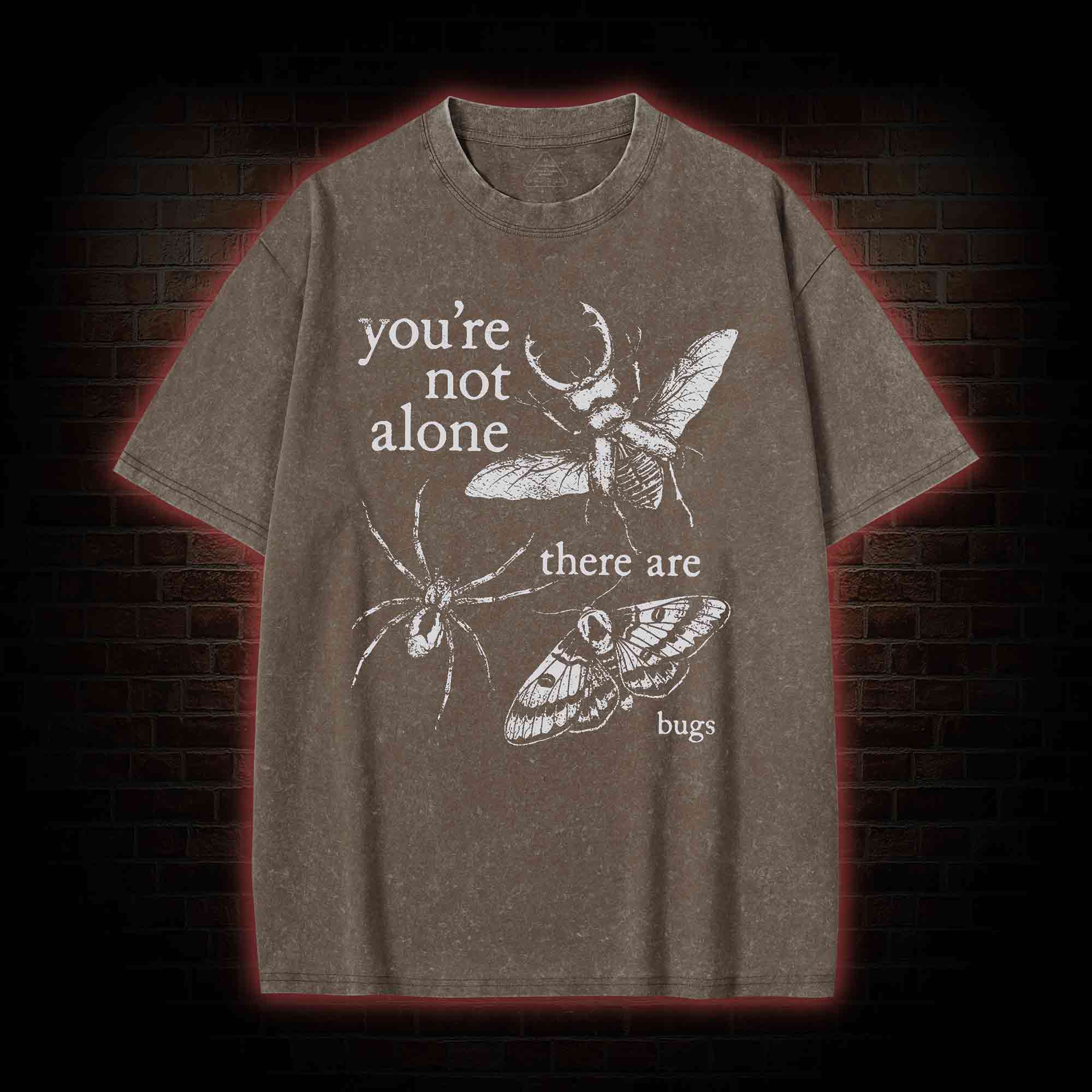 You're Not Alone Washed T-shirt
