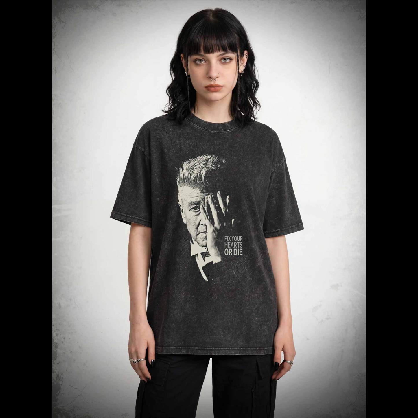 Fix Your Hearts or Die Washed T-shirt