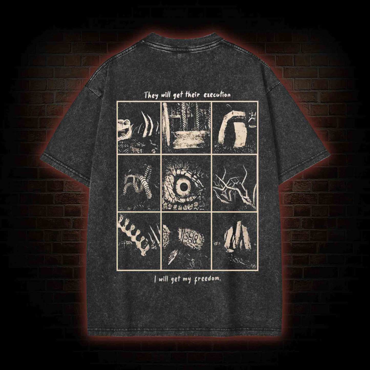 I will Gain My Freedom Washed T-shirt