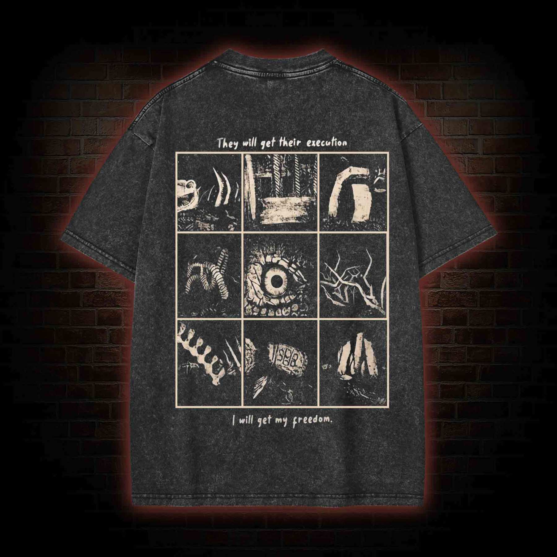 I will Gain My Freedom Washed T-shirt