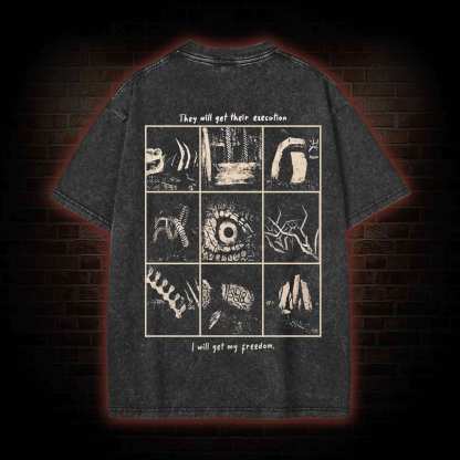 I will Gain My Freedom Washed T-shirt