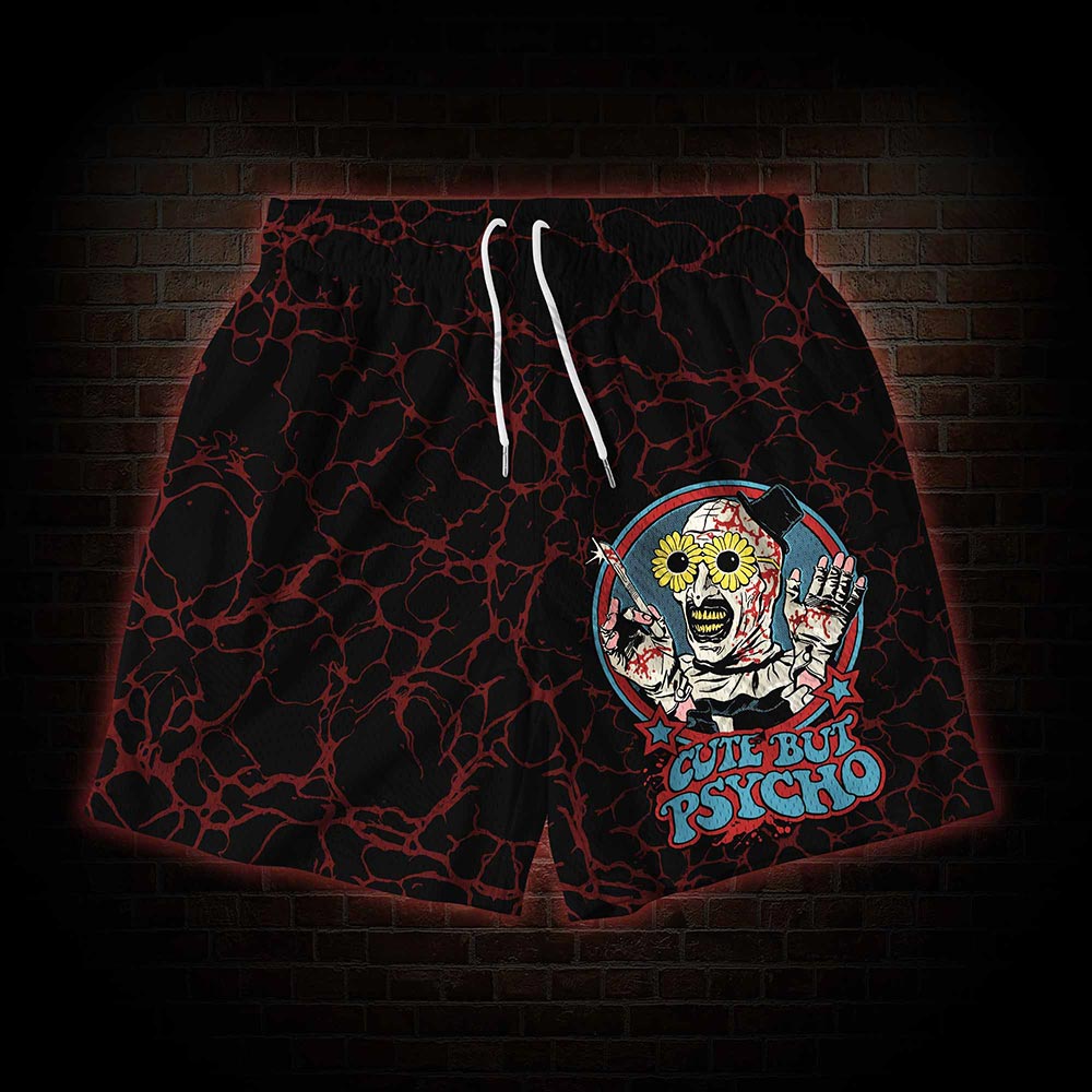 Cute But Psycho Mesh Shorts