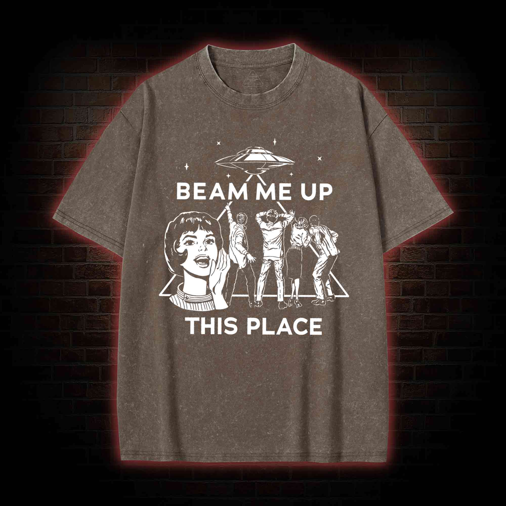 Beam Me up Washed T-shirt
