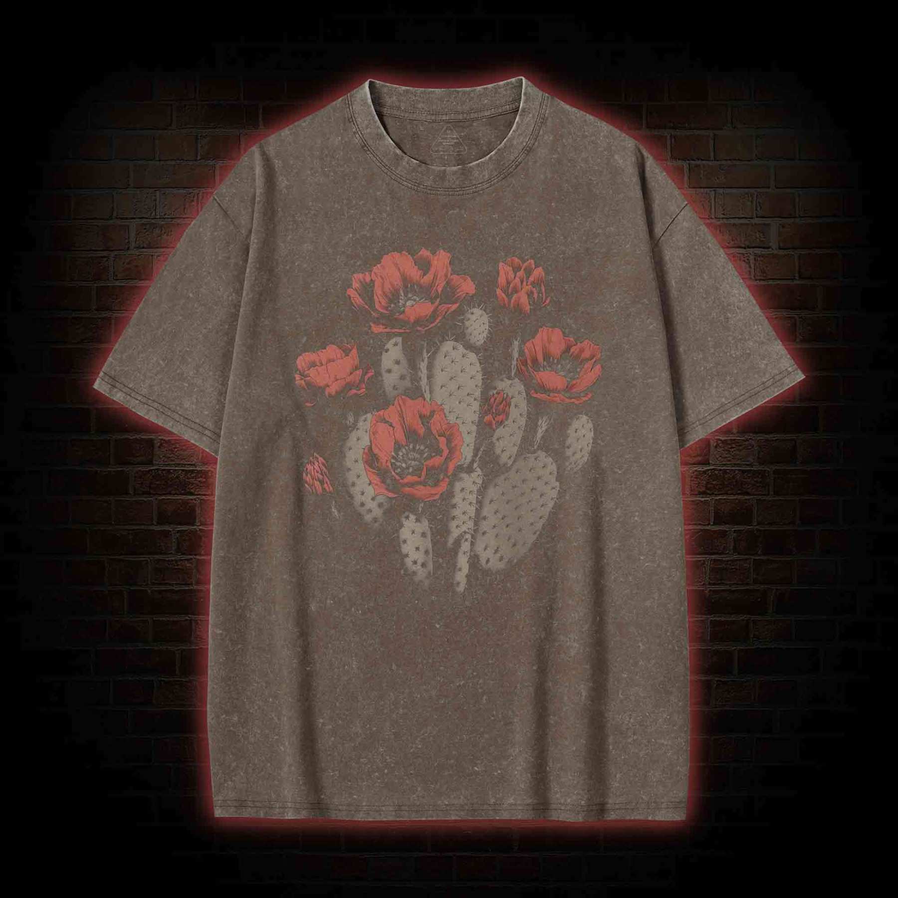 Cactus Flower Washed T-shirt