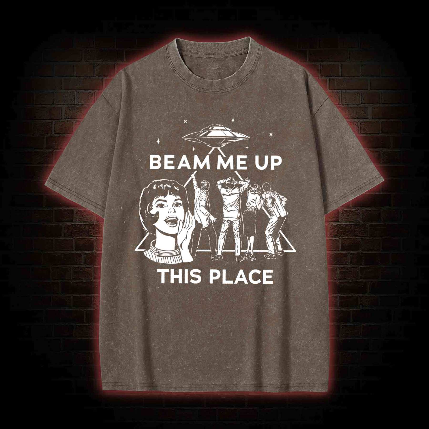 Beam Me up Washed T-shirt