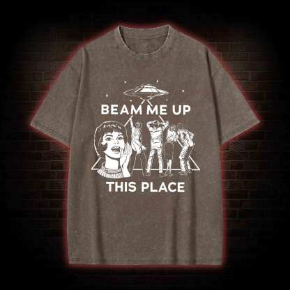 Beam Me up Washed T-shirt