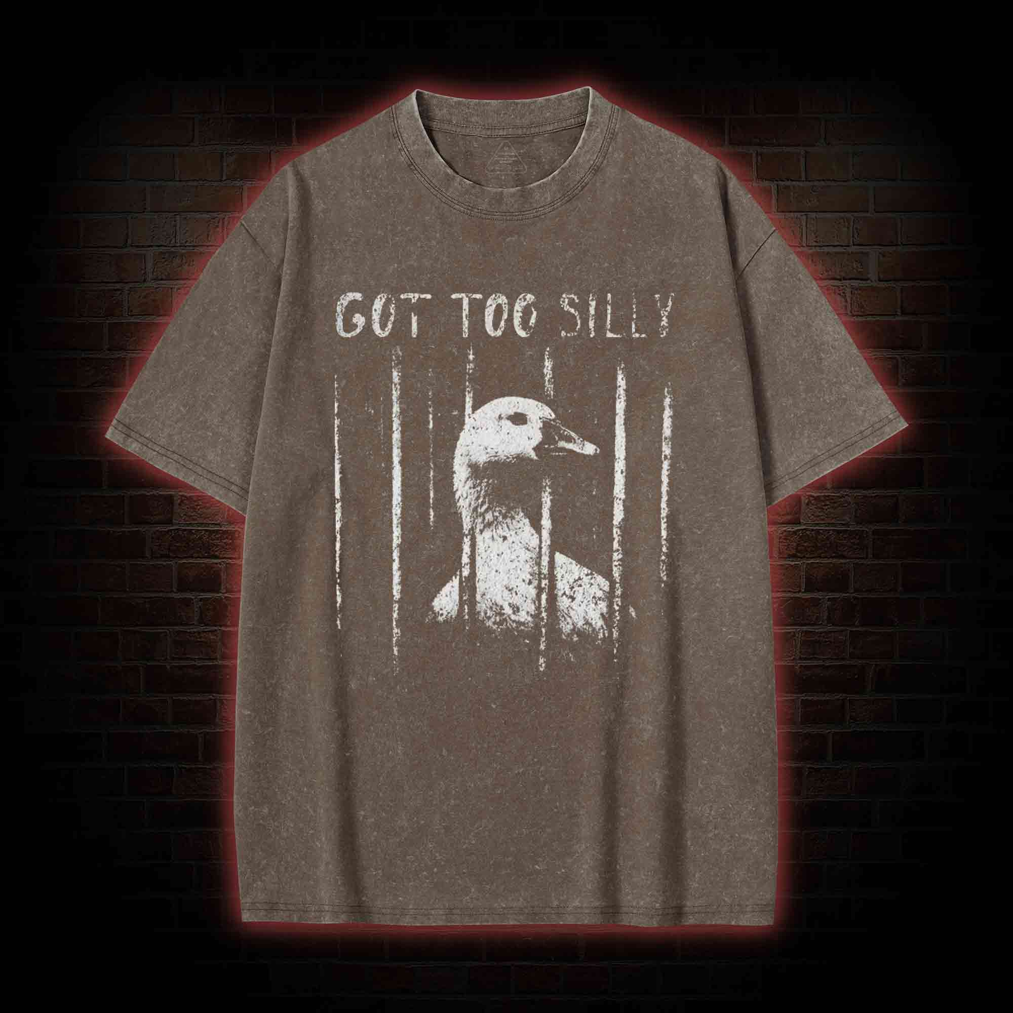 Got Too Silly Washed T-shirt