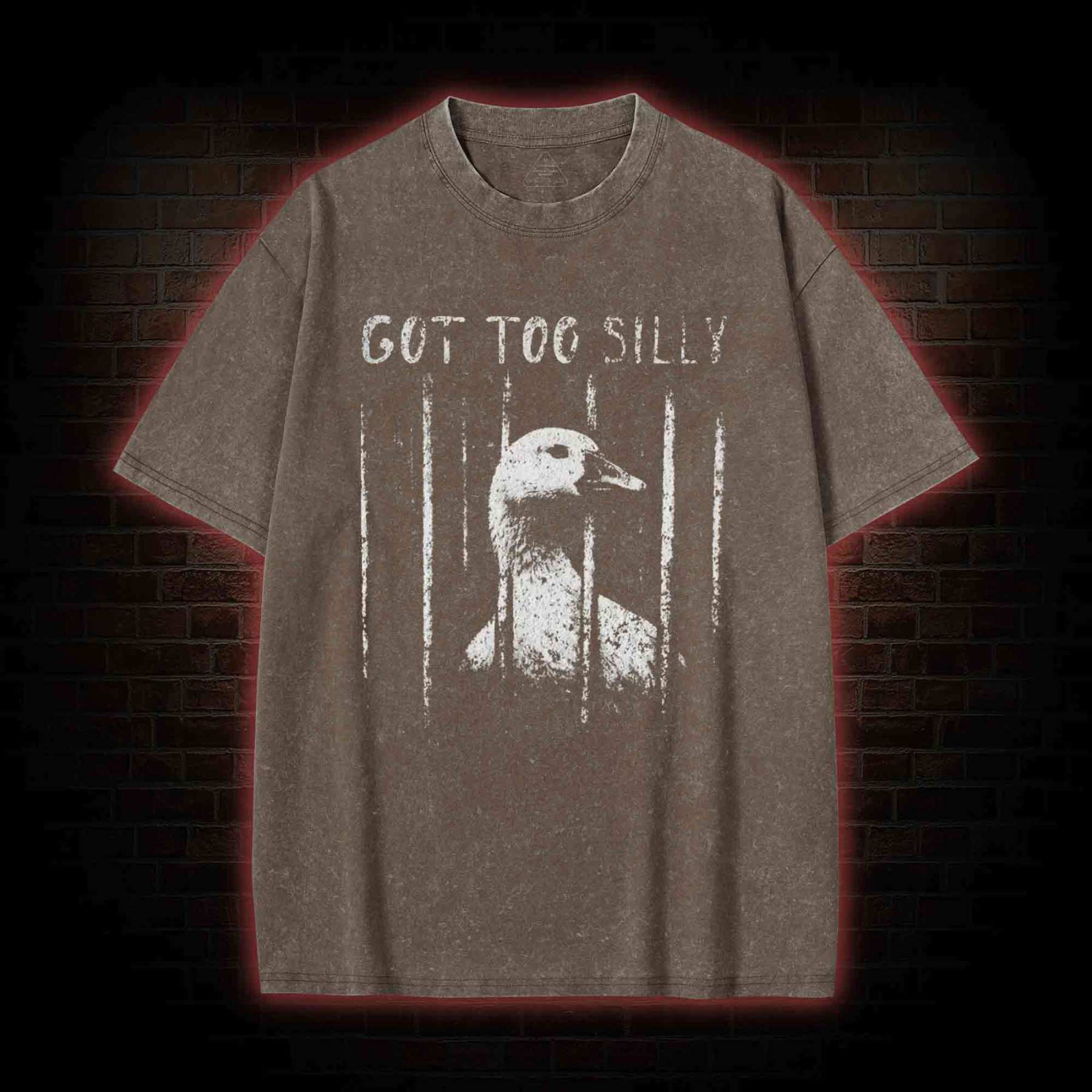 Got Too Silly Washed T-shirt