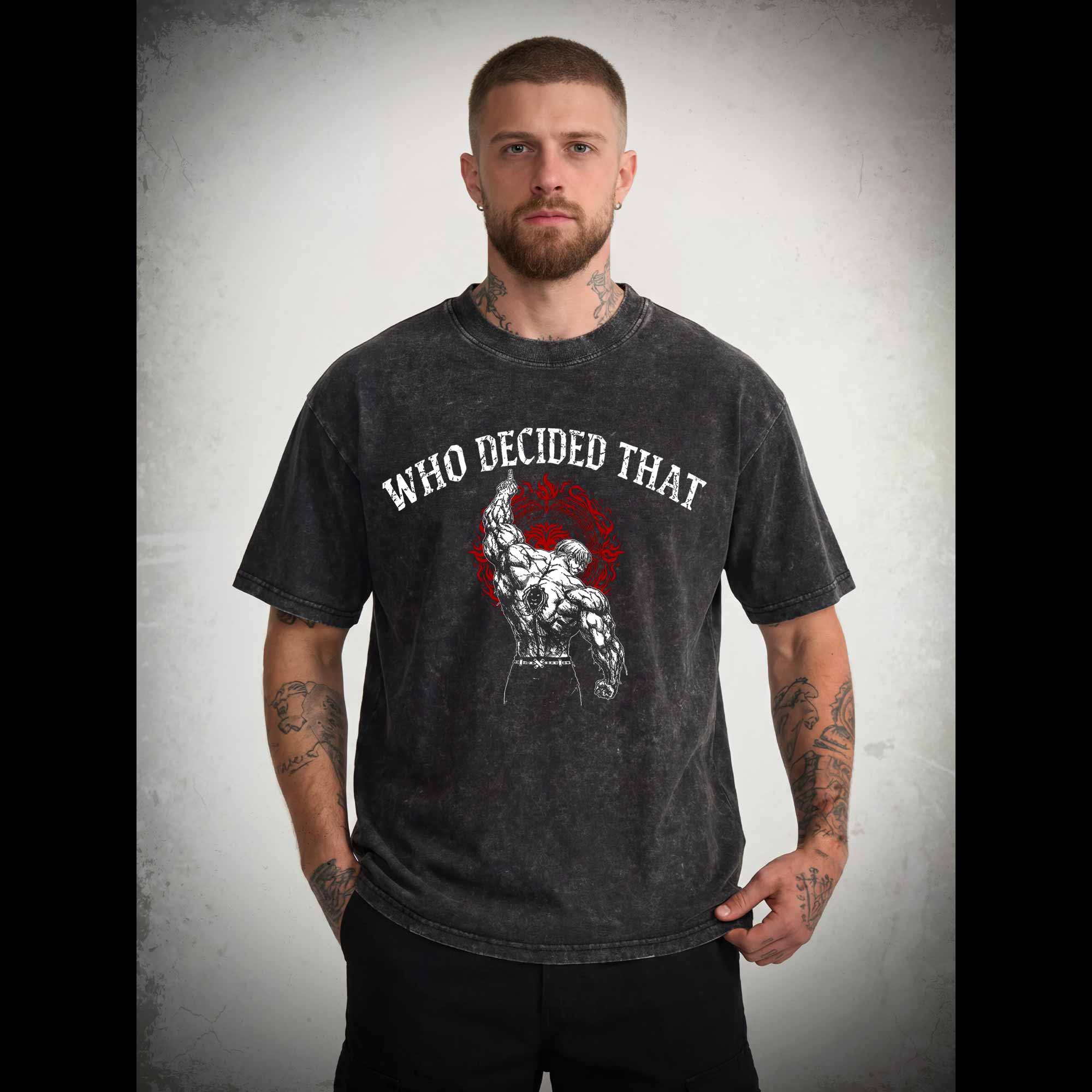 Who Decided That Washed T-shirt