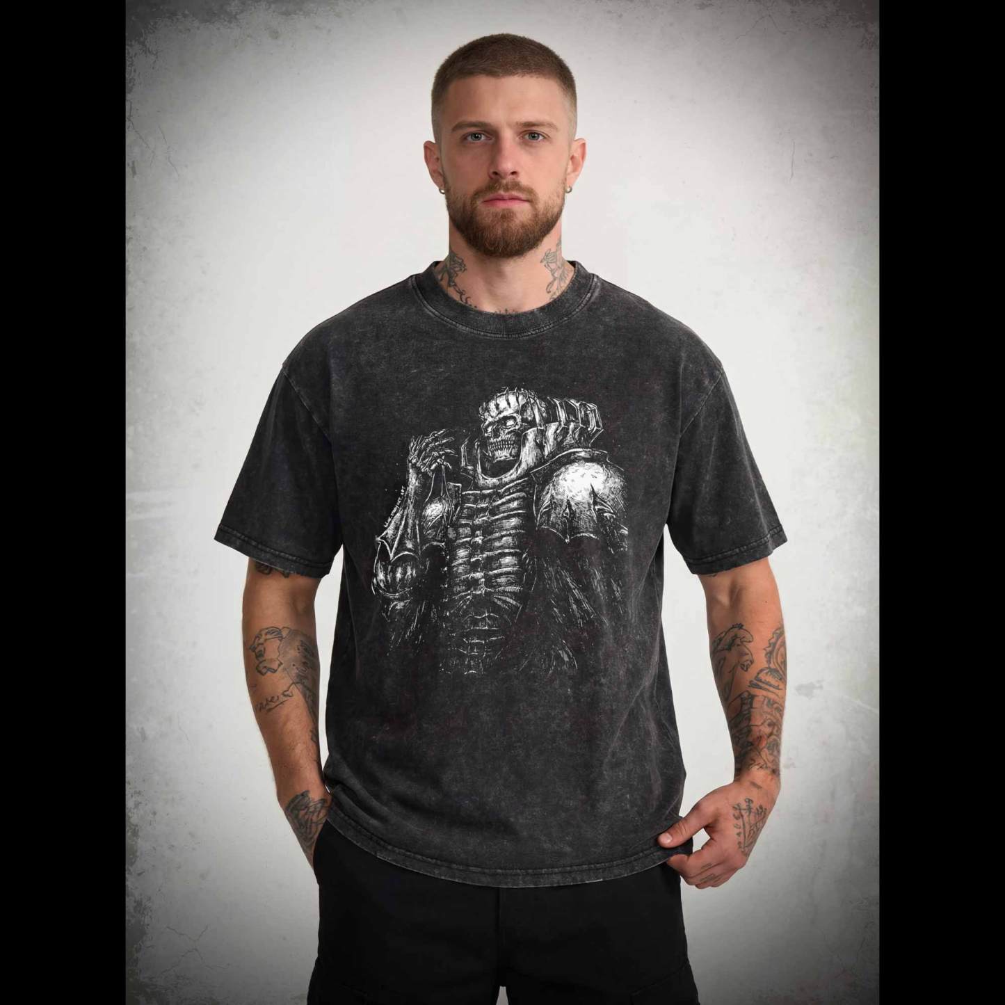 Skull Knight Washed T-shirt