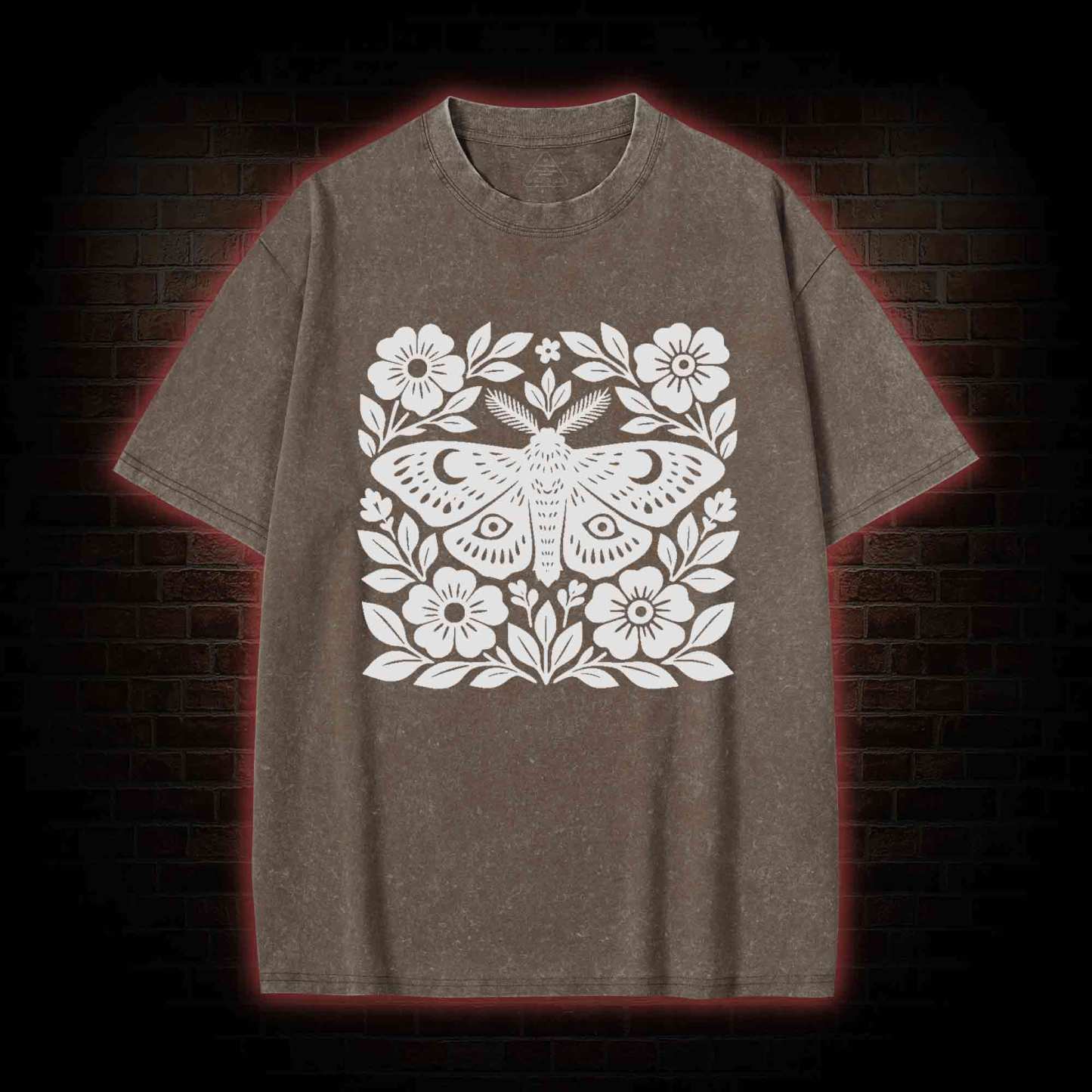 Moth Block Washed T-shirt