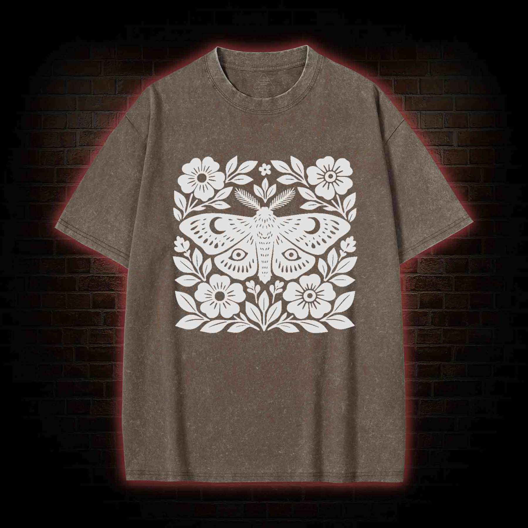 Moth Block Washed T-shirt