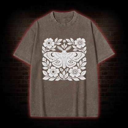 Moth Block Washed T-shirt