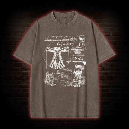 Anatomical Sketch Washed T-shirt