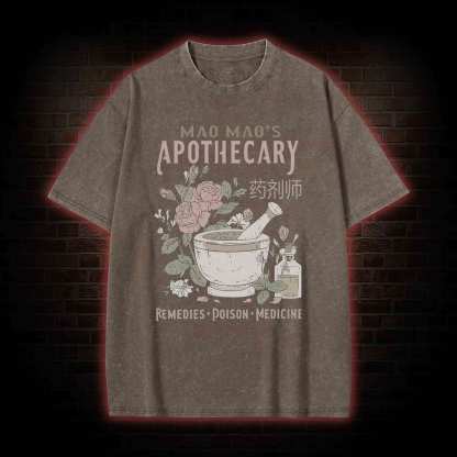 Remedies Poison Medicine Washed T-shirt