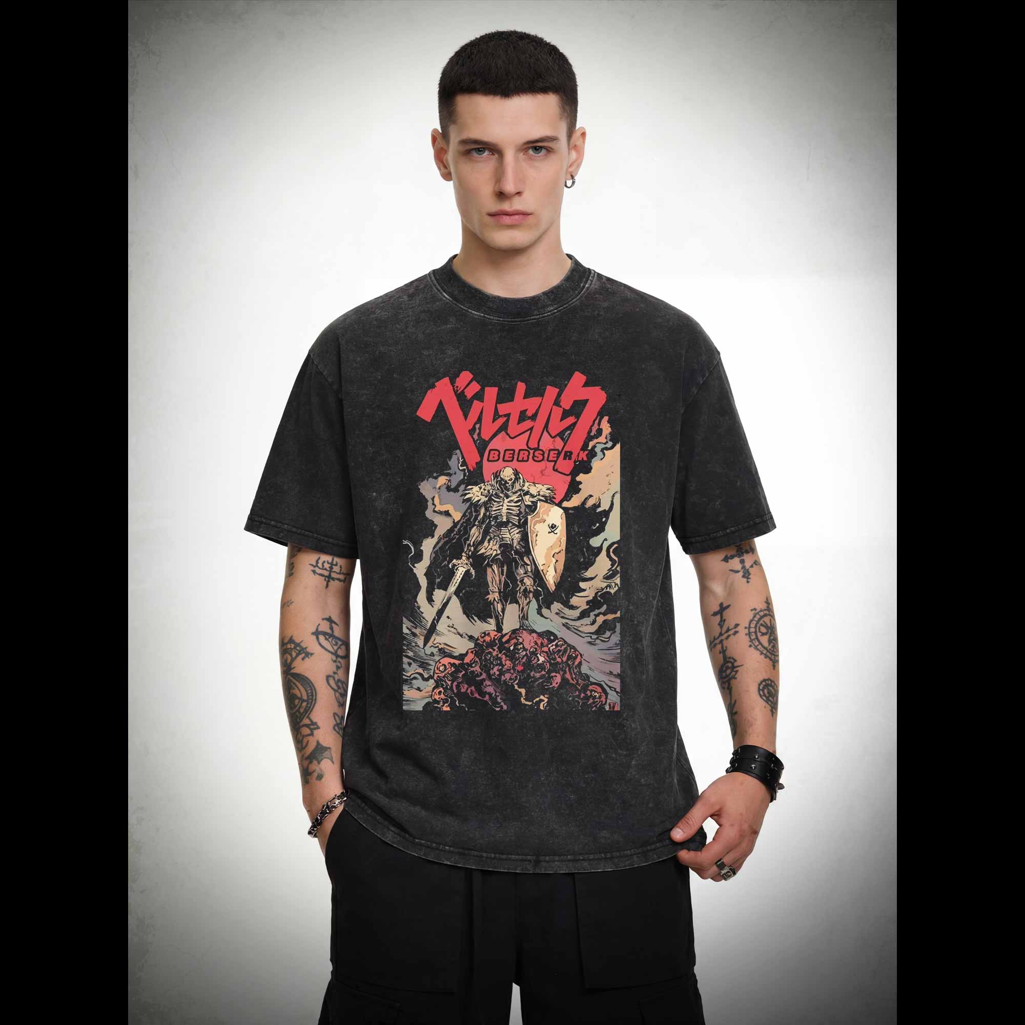 Skull Knight Washed T-shirt