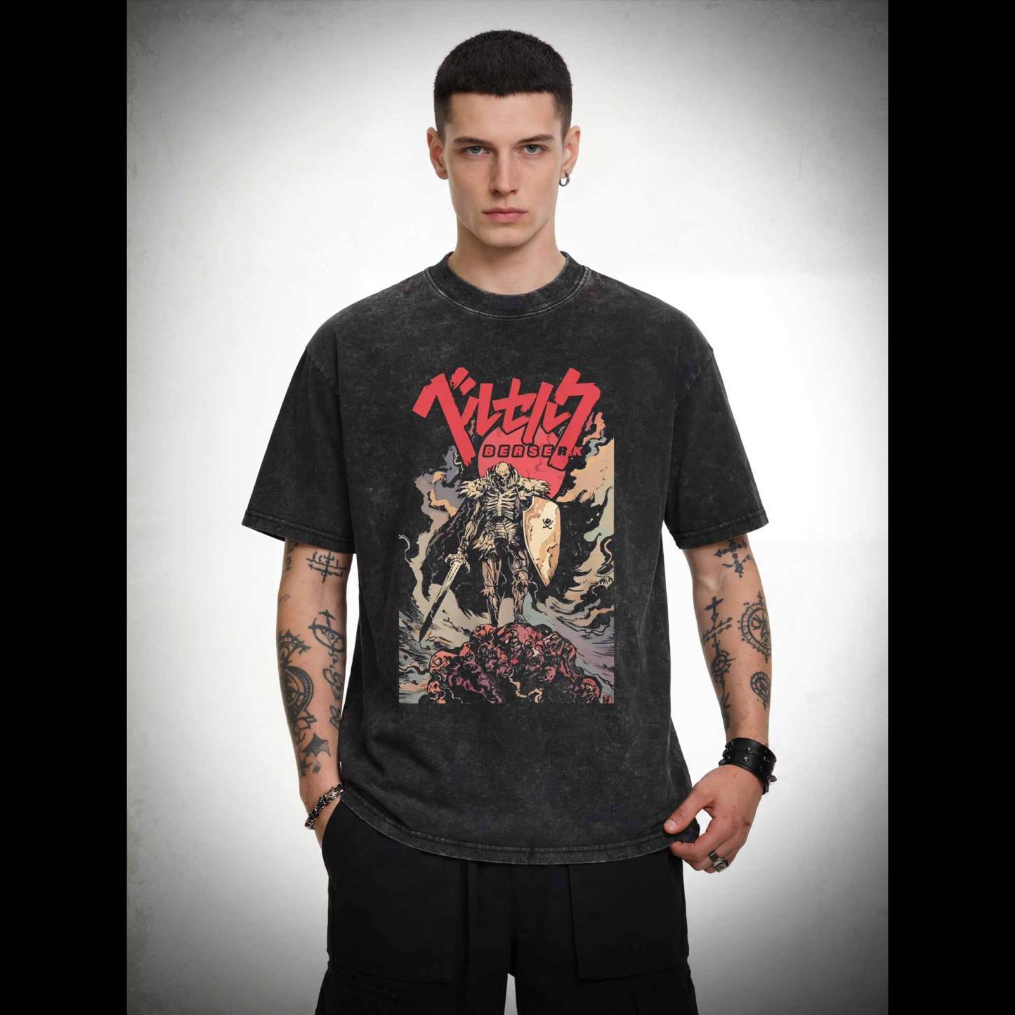Skull Knight Washed T-shirt