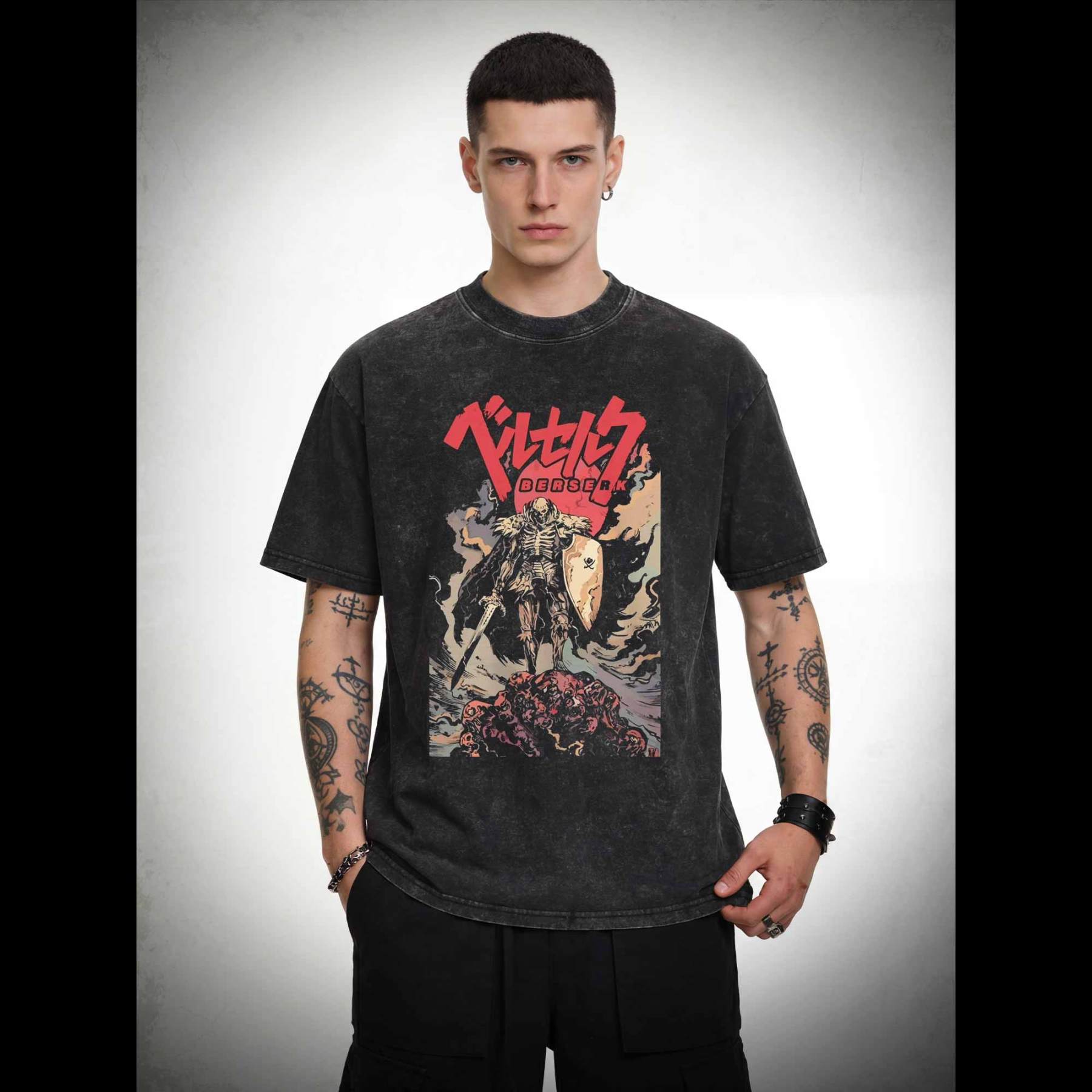 Skull Knight Washed T-shirt