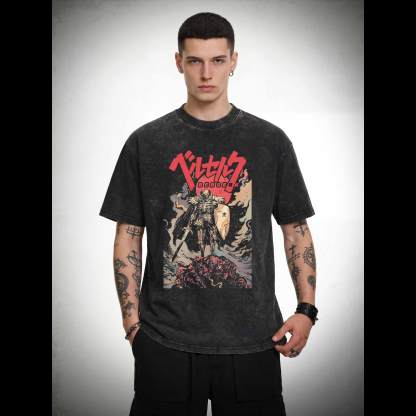 Skull Knight Washed T-shirt