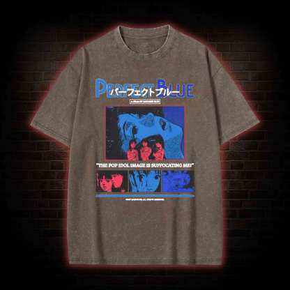 The Pop Idol Image is Suffocating Me Washed T-shirt