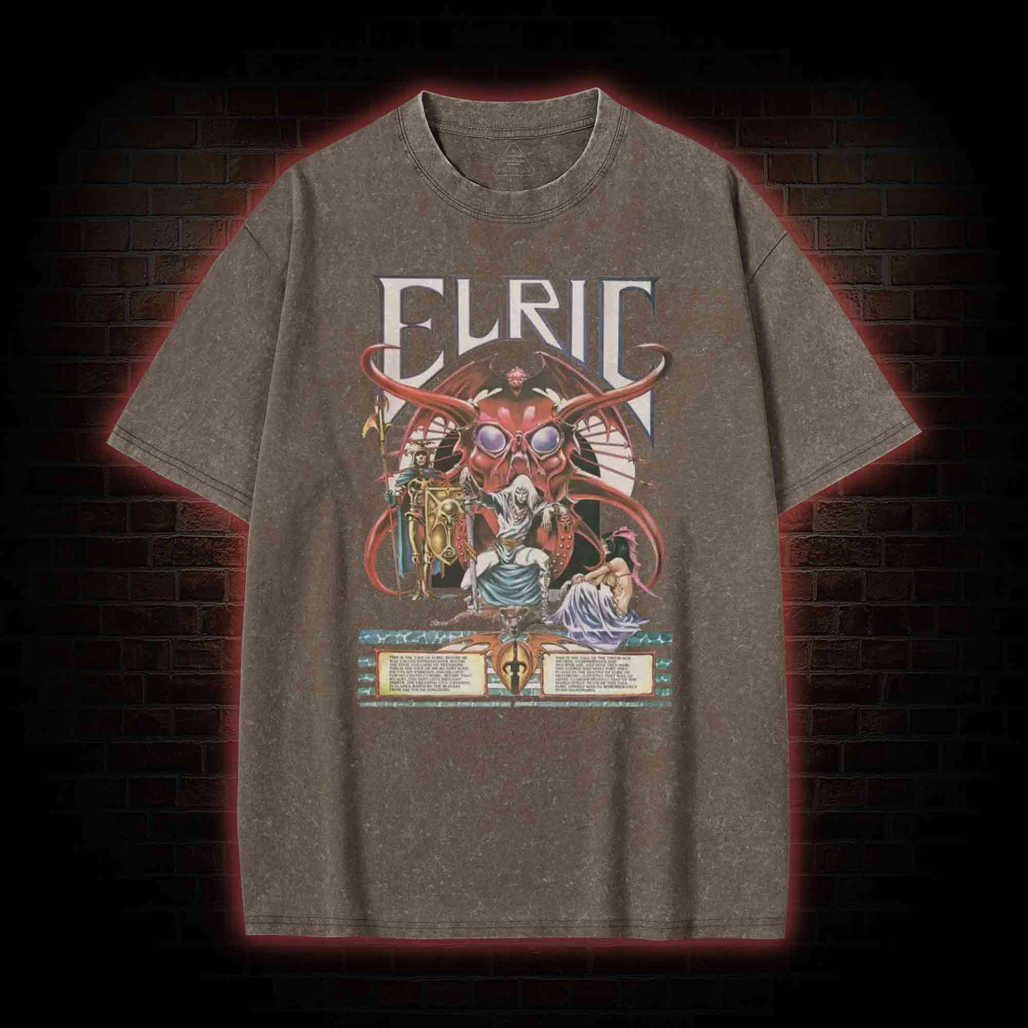 Blood and Souls for My Lord Arioch Washed T-shirt