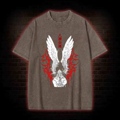 This World is Made of Love and Peace Washed T-shirt
