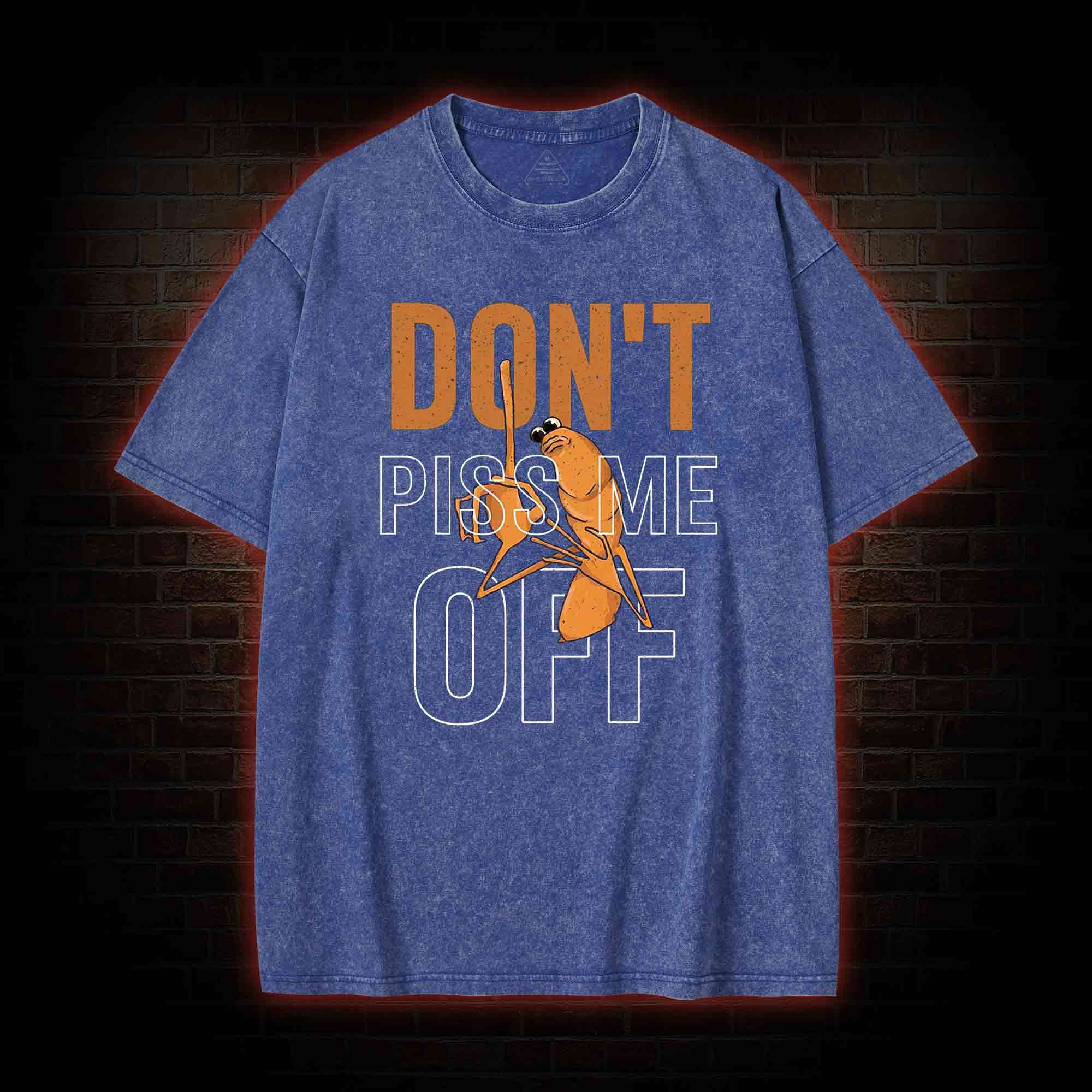 Don't Piss Me Off Washed T-shirt