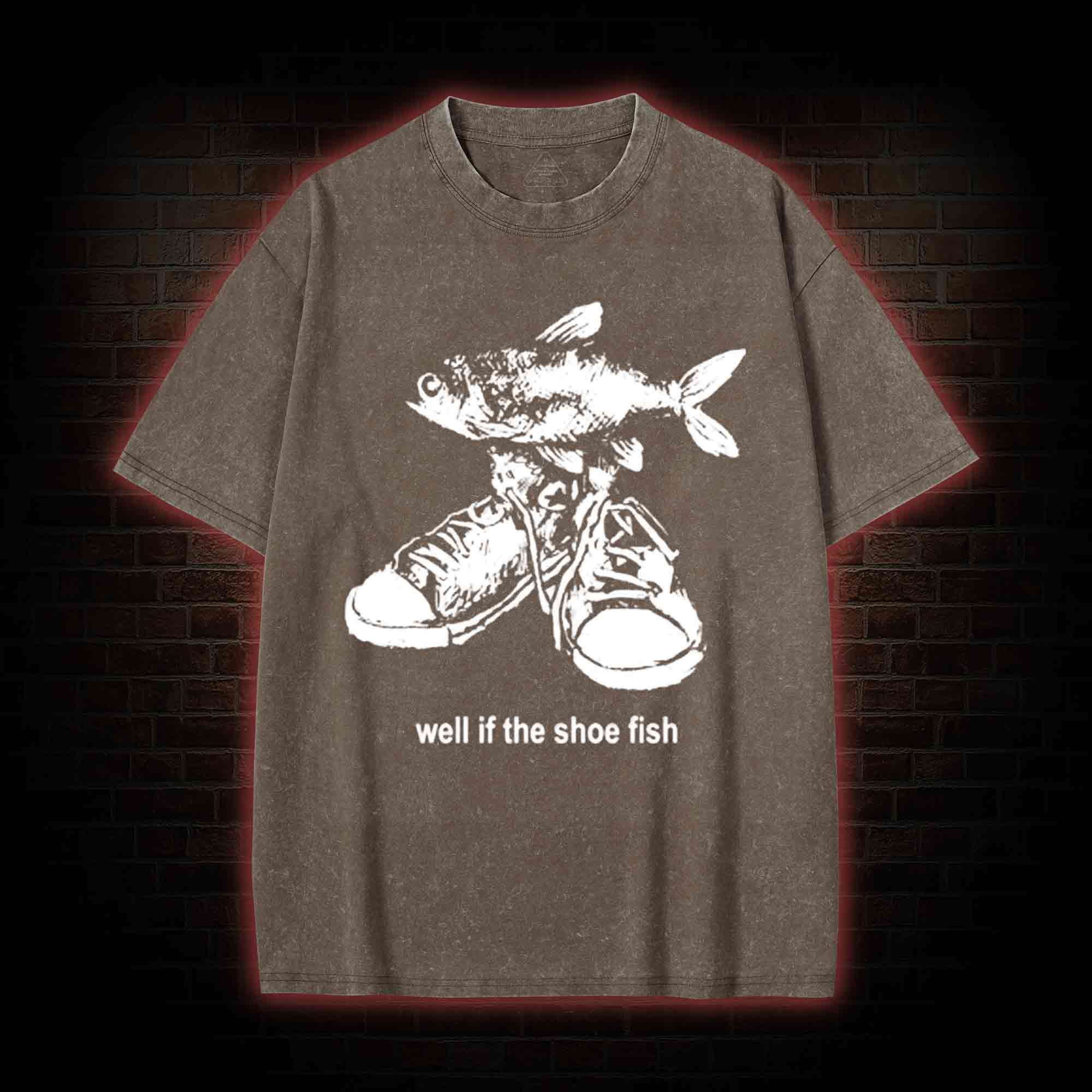 Well if the Shoe Fish Washed T-shirt
