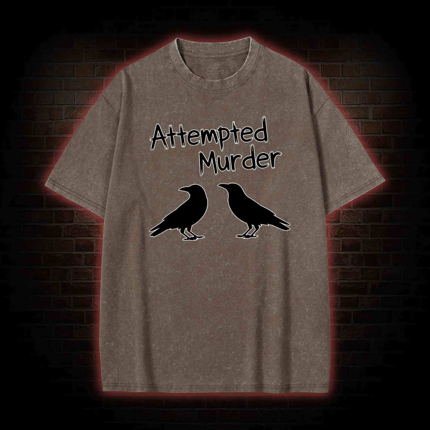 Attempted Murder Washed T-shirt