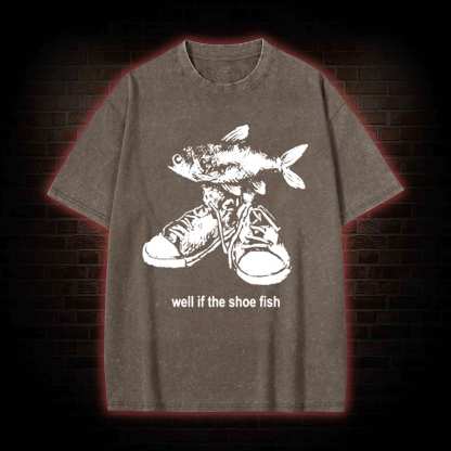 Well if the Shoe Fish Washed T-shirt