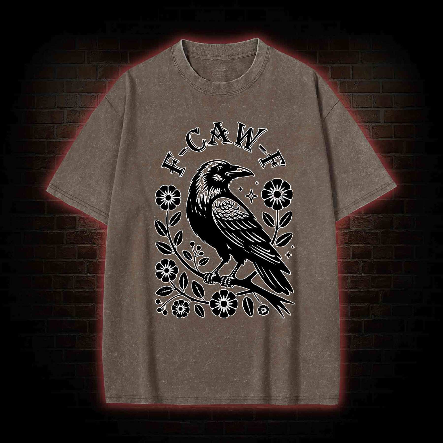 F-caw-f Washed T-shirt