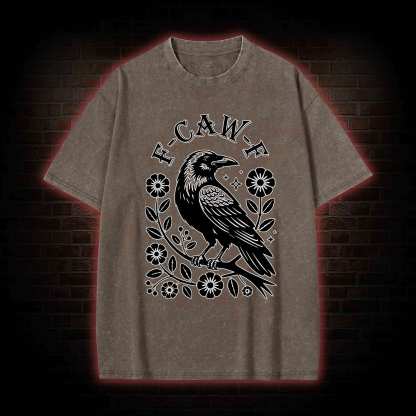 F-caw-f Washed T-shirt