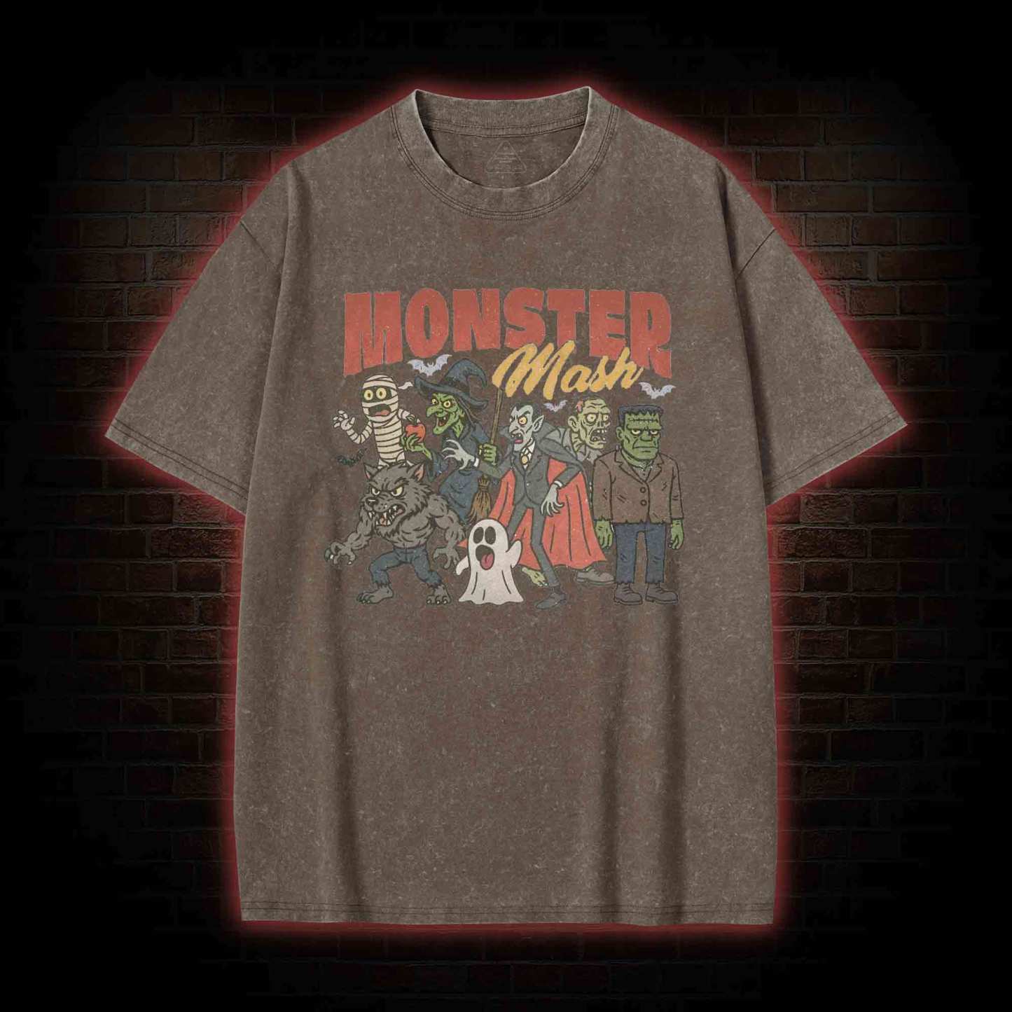 Monsters Washed T-shirt