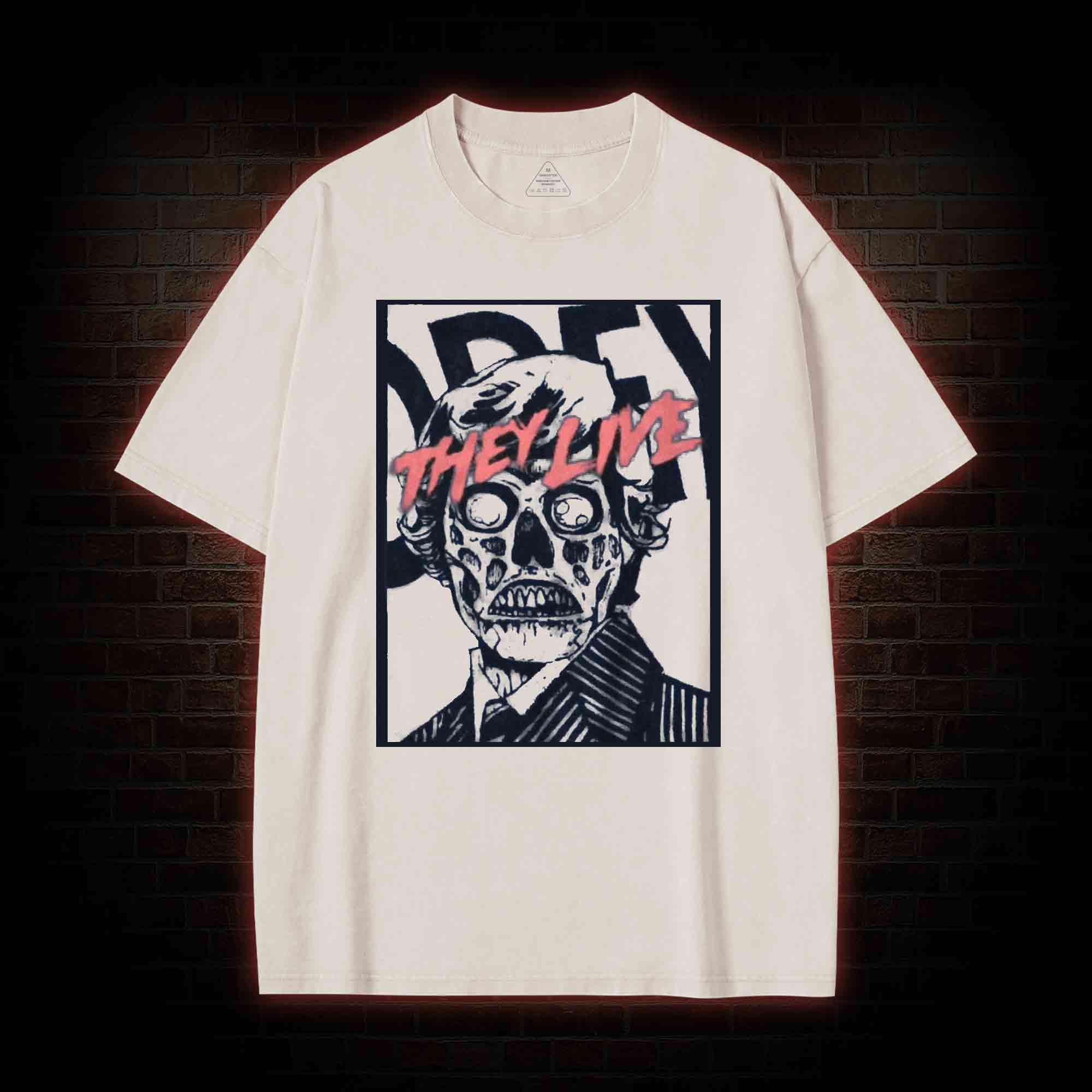 They Live Washed T-shirt