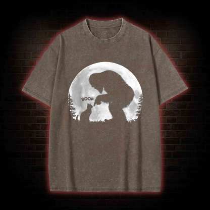 Hand Boop Nose Washed T-shirt