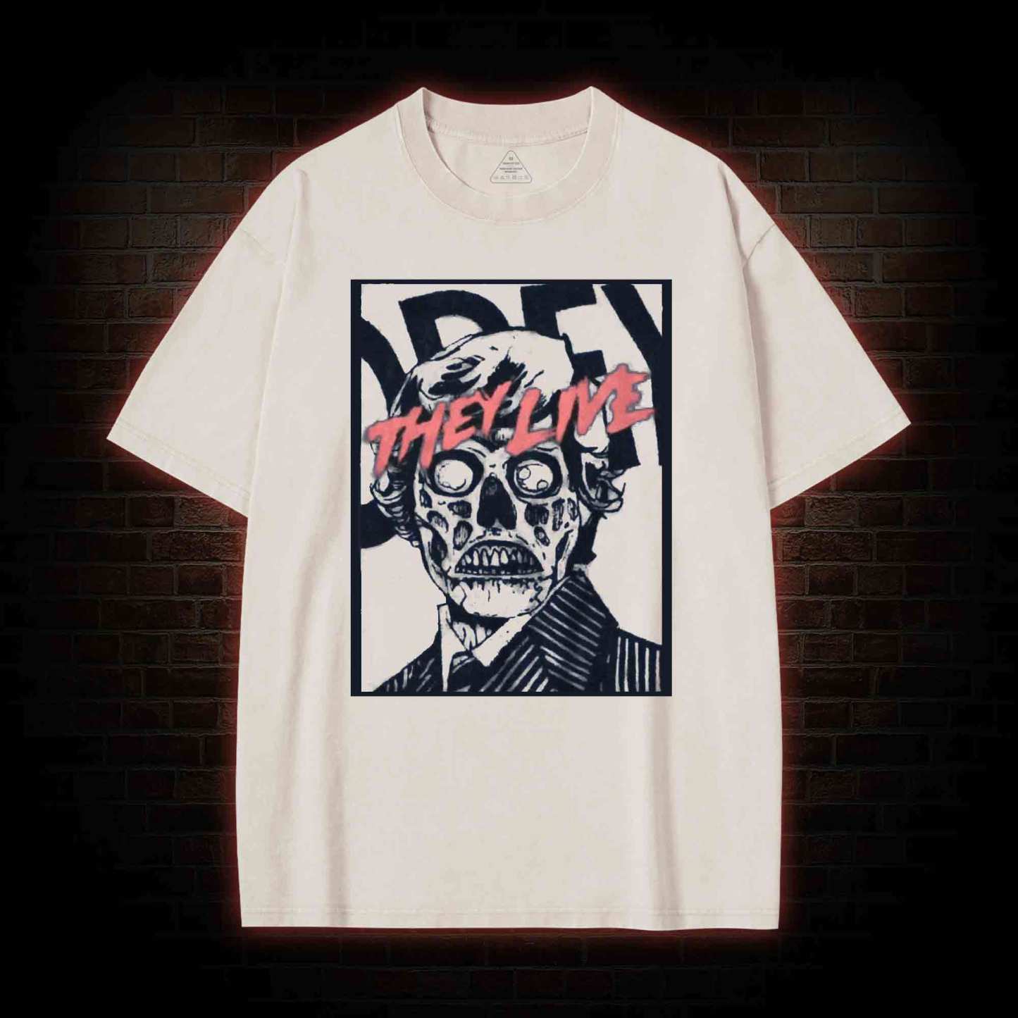 They Live Washed T-shirt