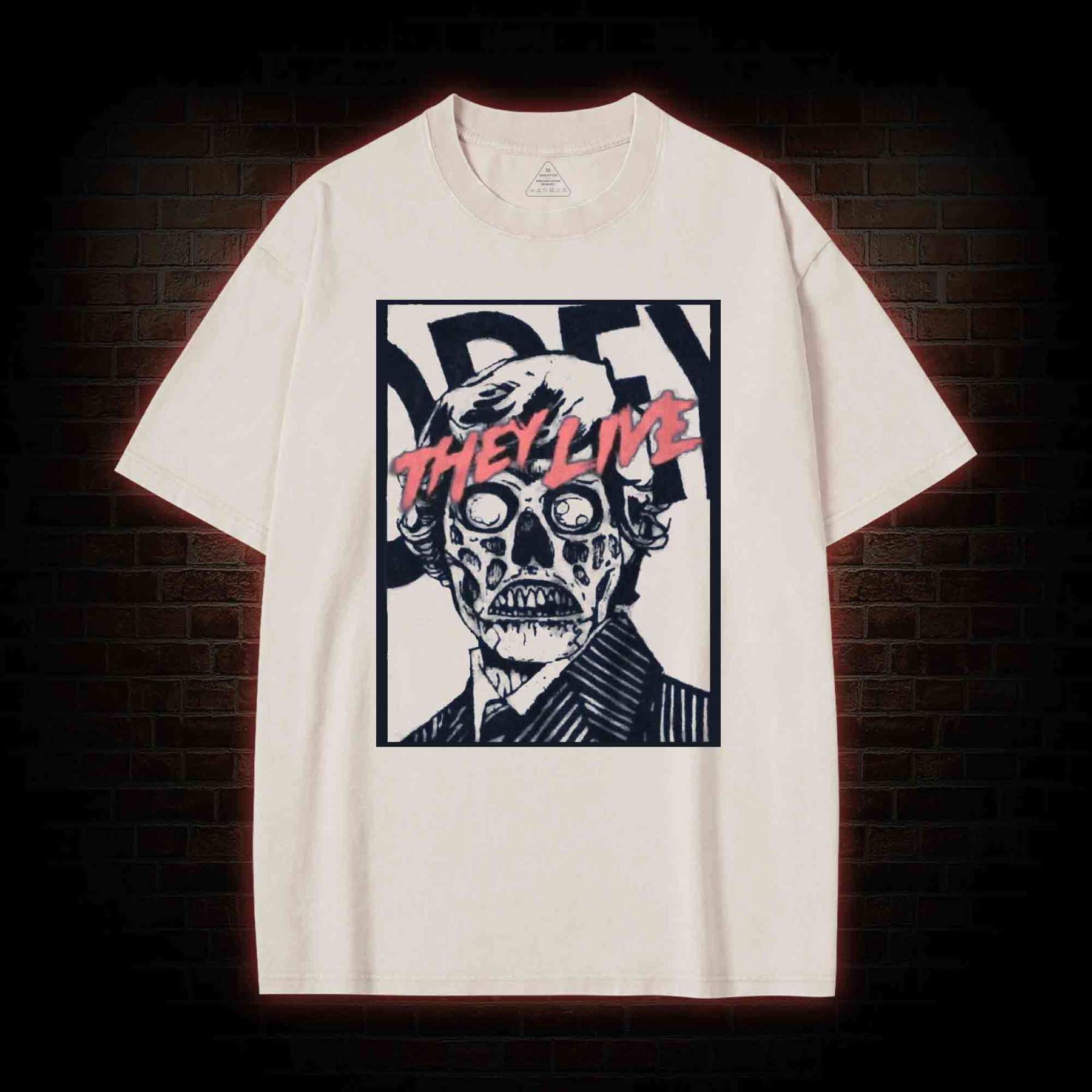 They Live Washed T-shirt