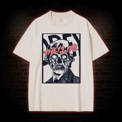 They Live Washed T-shirt
